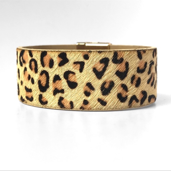 (6)New Magnetic Animal Print Faux Fur Women’s Cute  Trendy Band Bracelets - Picture 2 of 4